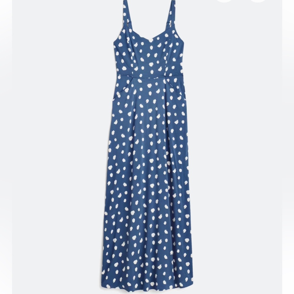 41 Hawthorne//Beatriz Maxi Dress w/side slit and pockets-NWT